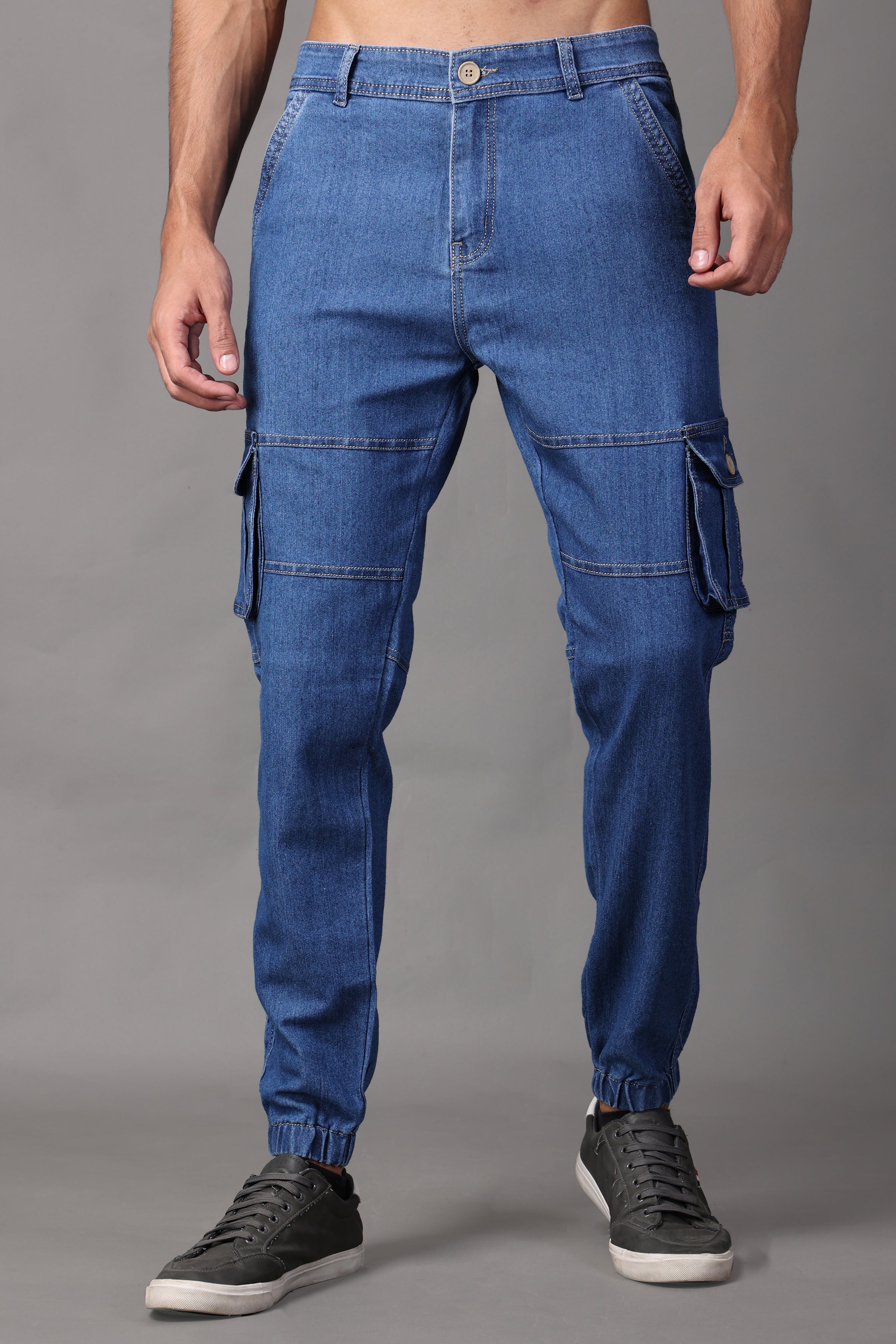 Slim Fit Plain 185 GSM Jacob Davis Men Denim Jeans, Grey at Rs 520/piece in  New Delhi